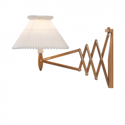 Le Klint - Sax 234-6/21 Vägglampa (Svart Ek, Plast)