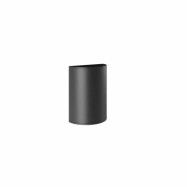 Leather Vägglampa 14 cm Black