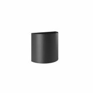 Leather Vägglampa 20 cm Black