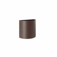 Leather Vägglampa 20 cm Chocolate