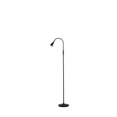Ledro LED golvlampa, mattsvart 124cm
