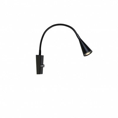 Ledro LED vägglampa, mattsvart