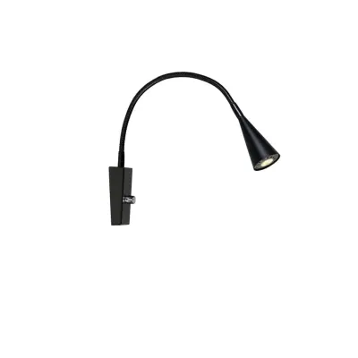 Ledro LED vägglampa, mattsvart