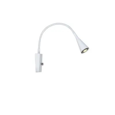 Ledro LED vägglampa, mattvit