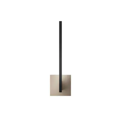 LIGHT-POINT - Inlay W2 Linear vägglampa svart/guld 16,9 cm