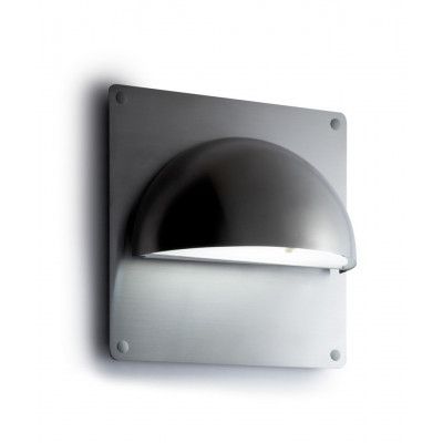 LIGHT-POINT - Rørhat Bakplattan 30x30 Rostfrit Stål