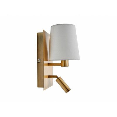 Lindby - Aiden Vägglampa Brass/White