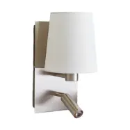 Lindby - Aiden Vägglampa White/Nickel