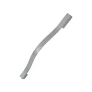 Lindby - Alvon LED-vägglampa, silver, höjd 50 cm, metall