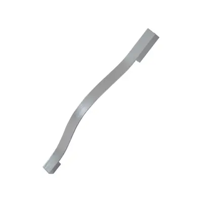 Lindby - Alvon LED-vägglampa, silver, höjd 50 cm, metall