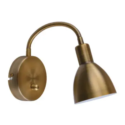Lindby - Amrei Vägglampa Brass