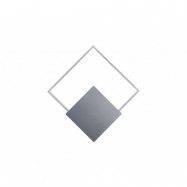 Lindby - Anays Square LED Vägglampa White