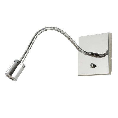 Lindby - Berfin Vägglampa Chrome/Clear