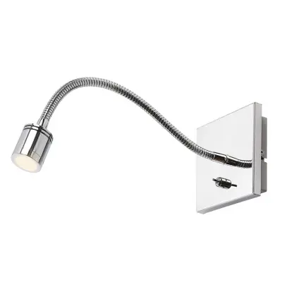 Lindby - Berfin Vägglampa Chrome/Clear