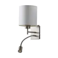 Lindby - Camilo Vägglampa Nickel/White