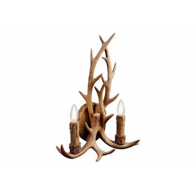 Lindby - Fibi Vägglampa Brown