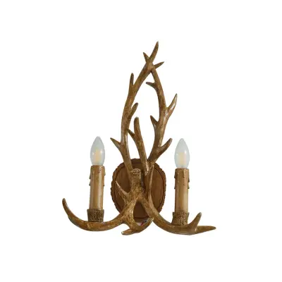 Lindby - Fibi Vägglampa Brown