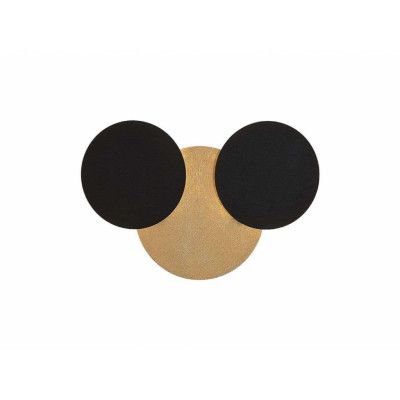 Lindby - Grazyna 3 LED Vägglampa Black/Gold