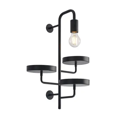 Lindby - Hanjo Vägglampa Black