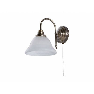 Lindby - Hanna Vägglampa Antique Brass/Opal