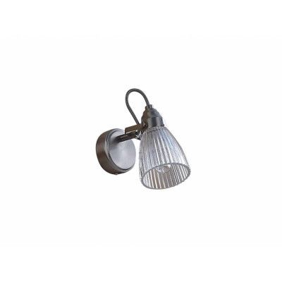 Lindby - Kara Vägglampa IP44 Nickel/Clear