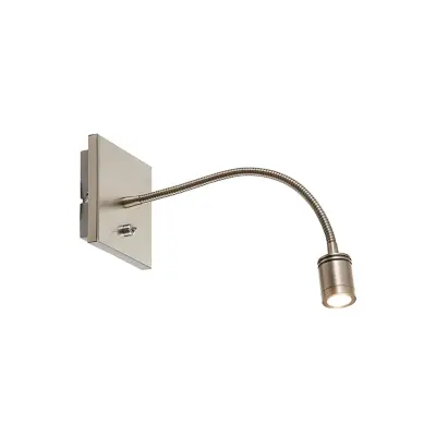 Lindby - Legera LED Vägglampa Nickel