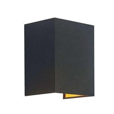 Lindby - Lukani Vägglampa Black/Gold/Nickel