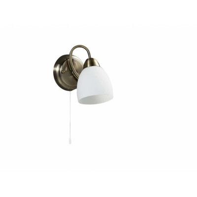 Lindby - Mael Vägglampa White/Antique Brass