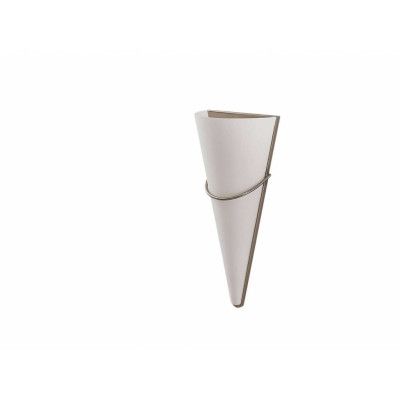 Lindby - Melek LED Vägglampa Opal/Satin Nickel