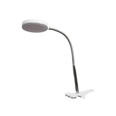 Lindby - Milow LED Klämlampa Chrome/White