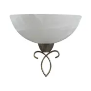 Lindby - Mohija Vägglampa Alabaster White/Antique Gold
