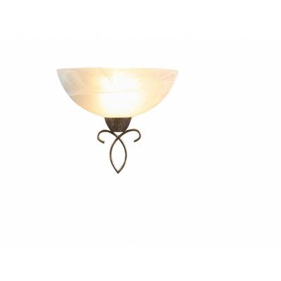 Lindby - Mohija Vägglampa Alabaster White/Antique Gold