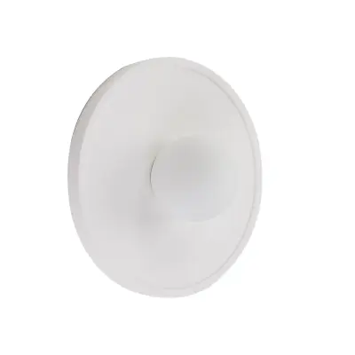 Lindby - Nielson vägglampa Ø 28 cm vit gips