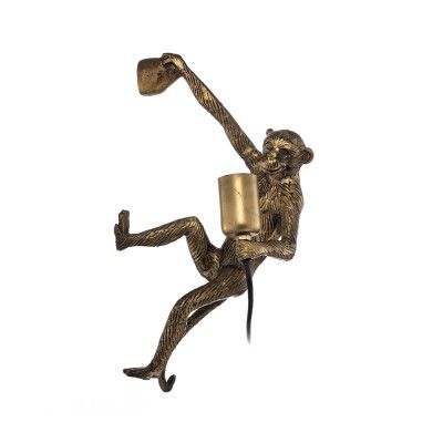 Lindby - Nirvathia Monkey Vägglampa Mässing