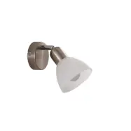 Lindby - Paulina LED Vägglampa Satin Nickel/White