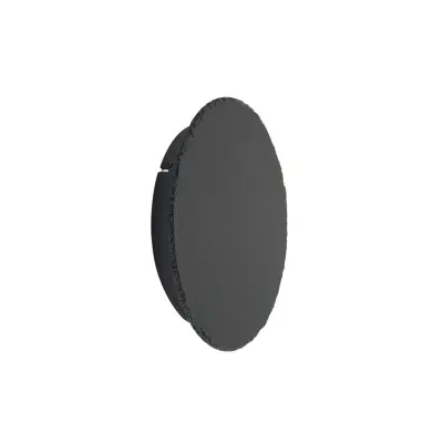 Lindby - Peetu Round LED Vägglampa Black