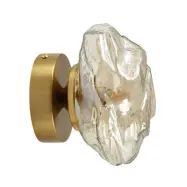 Lindby - Piatra Vägglampa Bärnsten/Mässing