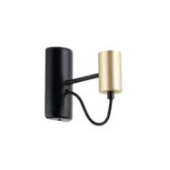 Lindby - Prospa Vägglampa Black/Brass
