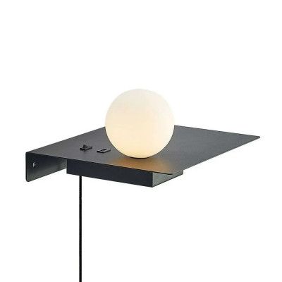 Lindby - Pumari Left Vägglampa Black