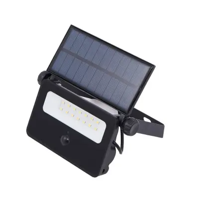 Lindby - Rikard LED solcell LED-vägglampa svart