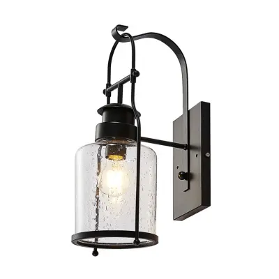 Lindby - Rozalie Vägglampa Clear/Black