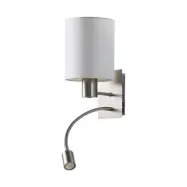 Lindby - Shajan Vägglampa Nickel/White