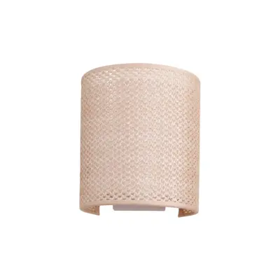 Lindby - Soula vägglampa, 20 cm, beige, plast, E27