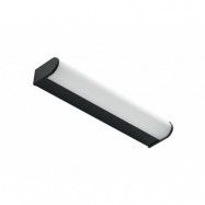 Lindby - Ulisan LED Vägglampa IP44 Round Matt Black/White
