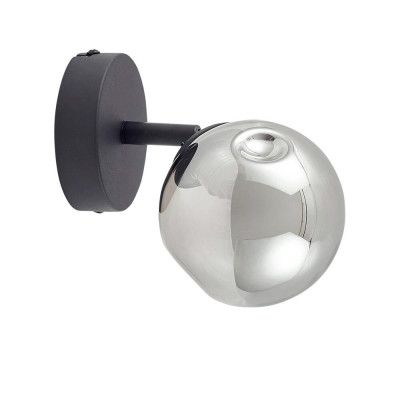 Lindby - Valentina Vägglampa Grå/Svart