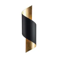 Lindby - Vanni Vägglampa Black/Gold