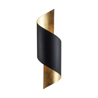 Lindby - Vanni Vägglampa Black/Gold