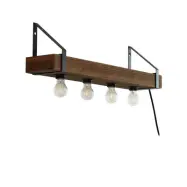 Lindby - Vatana Vägglampa w/USB Trä