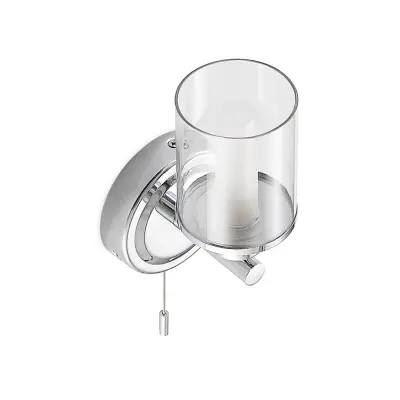 Lindby - Vinza Vägglampa Chrome/Clear