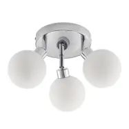 Lindby - Zaniba 3 Round Plafond Chrome